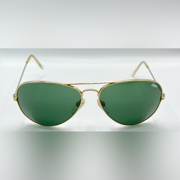 Vintage SolarX Gold Pilot Sunglasses Frames Only - Picture 3 of 8